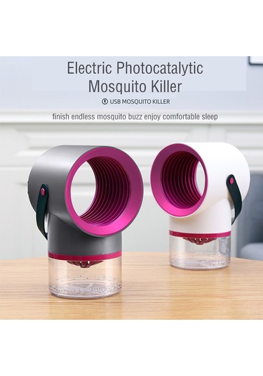 Skycity Ev İçi Usb Uçak Zehirleyici Lambası - Sessiz 365nm Uv Işık, Güneşe Dirençsiz, Temizlenmesi Kolay, Gri