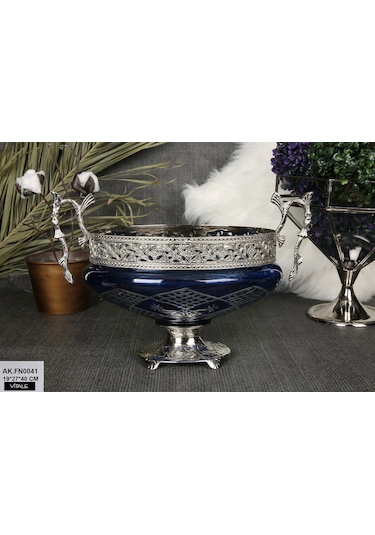 Vitale Eskitme Desenli Dekoratif Meyvelik Ak.Fn0041