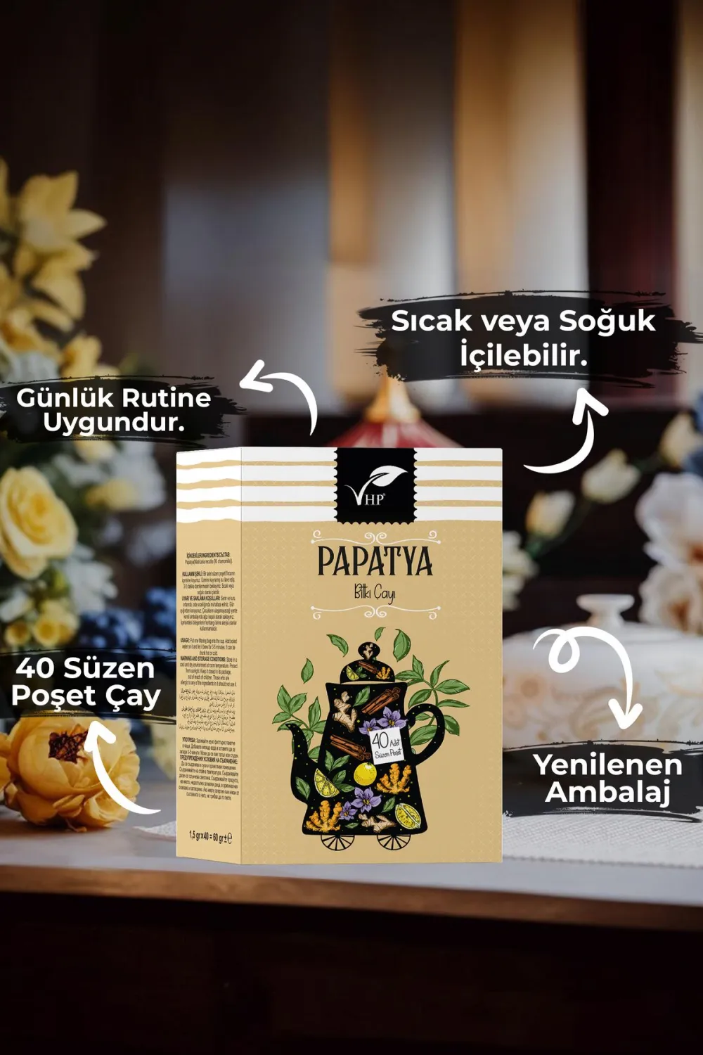 Vhp Papatya Çayı 40'lı Süzen Poşet