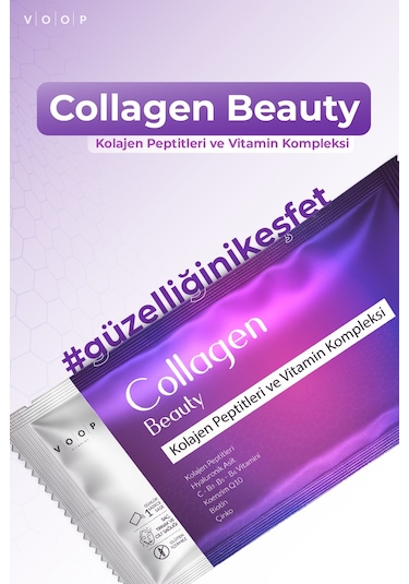 Voop Collagen Beauty Tip 1 ve Tip 3 10 Saşe