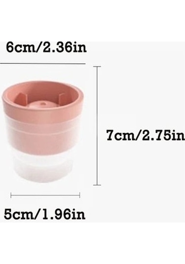 Didadodo Yuvarlak Silikon Kalıp, Çok Renkli Buzluk Kovası - Ev Yapımı Çok Renkli Çok Renkli