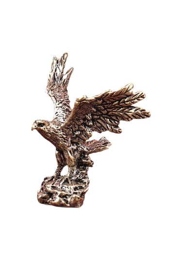 Suntek Kartal Heykelciği Koleksiyon Hediye El Sanatları Antika 4,7x6 Cm