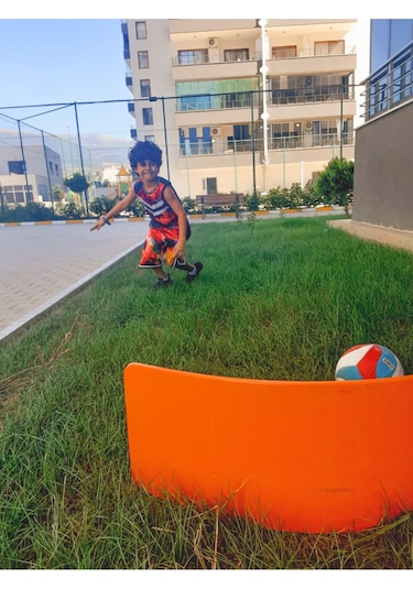 Woodnjoy Wood & Joy Doğal Ahşap Denge Tahtası Turuncu