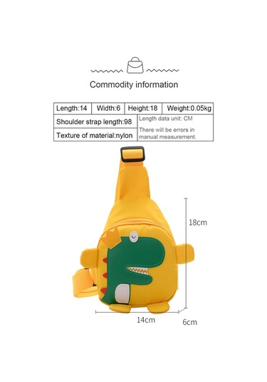 Çocuk Çapraz Vücut Çanta Karikatür Yürümeye Başlayan Omuz Çantaları Açık Seyaha M1000362-green M1000362-green Çok Renkli