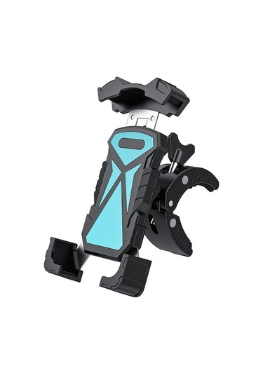 Rogfer Dış Mekan Bisiklet Mekanik Kilitli Telefon Tutucu Mavi Mavi Mavi