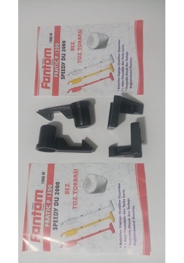 Fantom Pratik P1200 Süpürge 2 Adet Toz Torbası Ve 4 Tırnak Kilidi (514705178)