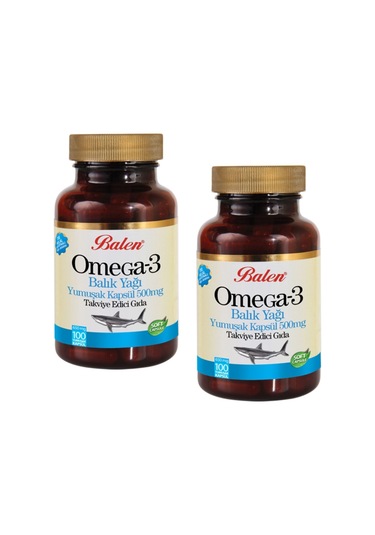 Balen Omega 3 Yumuşak Kapsül 100 Kapsül 2 Adet