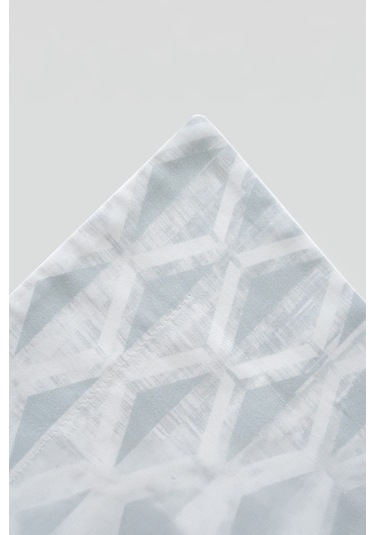 Green Black Tria Mint Tek Kişilik %100 Pamuk Saten 210 Tc Nevresim Takımı Mint