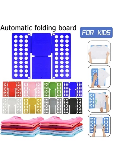 Gül-giysi Katlanır Tahta Giyim Klasörü Bender T Shirt Süveter Organizatör Çamaşır Giyim Plastik Hızlı Giysi Saklama Organizatör