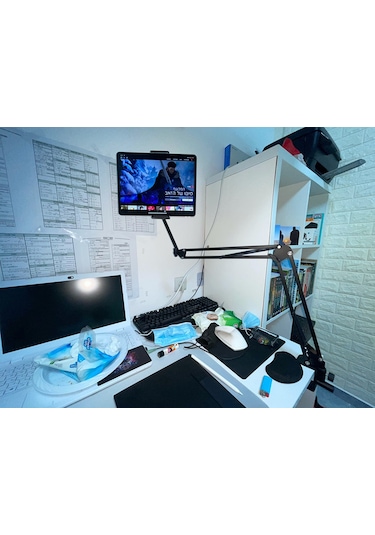 Techtic Masa Tablet Telefon Tutacağı Hareketli 360 Dönebilen