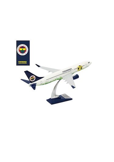 Zekupp Boeing 737-800 1/100 Ölçek Fenerbahçe Lisanslı Stadyum Tasarım Maket Uçak
