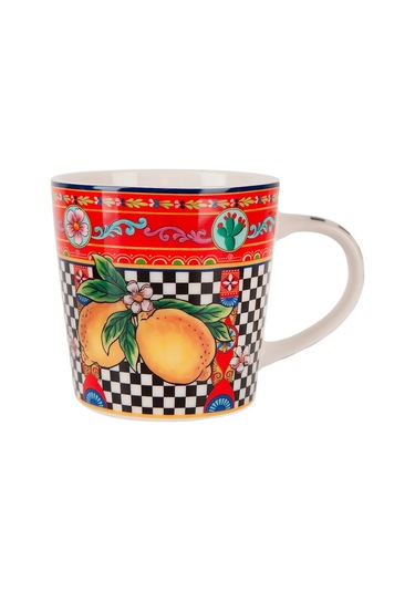 Nouvelle "sicilia Limone" Bardağı, 450 Ml, Porselen 317306254 Kırmızı