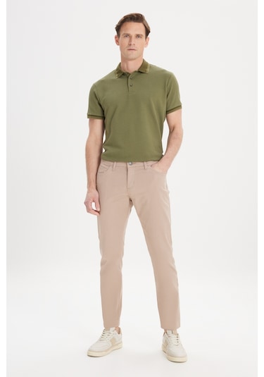 AC&Co / Altınyıldız Classics Slim Fit Dar Kesim Pamuklu Esnek Chino Erkek Pantolon Bej AC&Co / Altınyıldız Classics Slim Fit Dar Kesim Pamuklu Esnek Chino Erkek Pantolon Bej