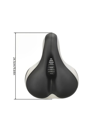 Motion003 Siyah Ve Beyaz Darbe Emici Model Siyah Beyaz Sok Emici Bisiklet Koltuğu Genis Yumusak Kalinlastirilmis Oturma Yastigi Dagin Bisikletleri Icin Rahat Ekipman Altın