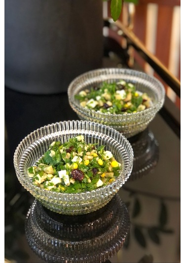 1 Adet Salata Sunum Kasesi Cam Küçük Boy 15 Cm