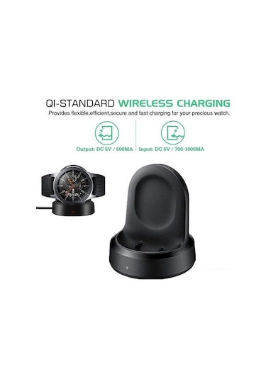 Tongxida Samsung Galaxy Uyumlu Watch 46mm Sm-r800/42mm Sm-r810 Ep-yo805 Kablosuz Şarj Ünitesi, Epilasyon Ve Sağlık Takibi