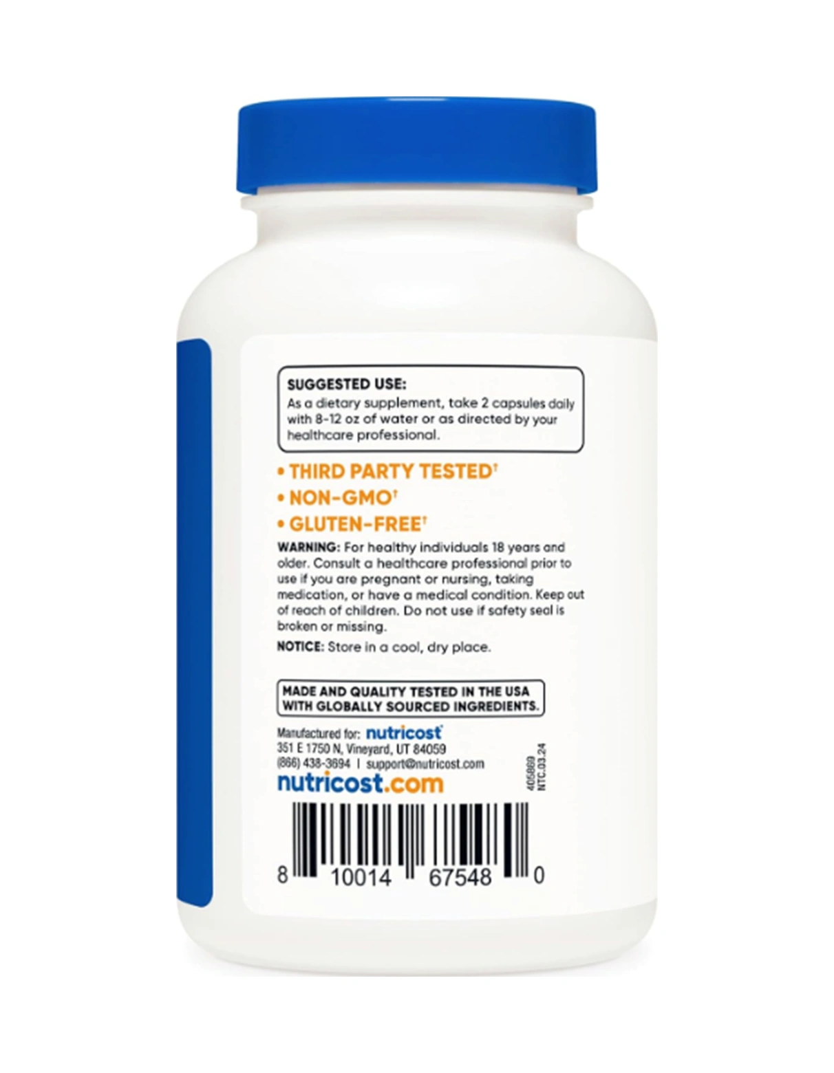 Nutricost Quercetin With Bromelain, 880mg Quercetin + 165mg B... Aromasız