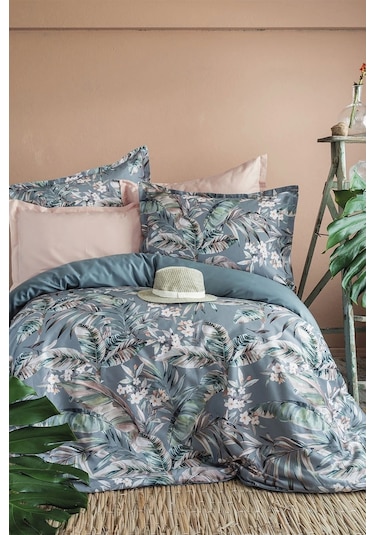 Laorine 210 Tc 83 Tel Dijital Pamuk Saten Nevresim Takımı Tek Kişilik