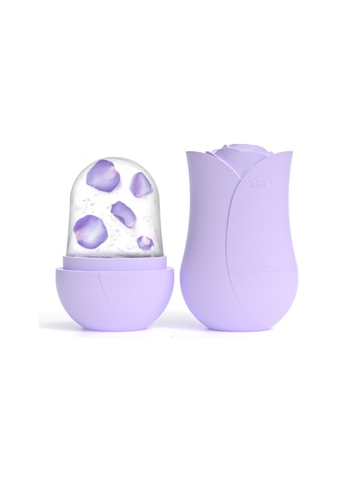 Mufunye Cilt Bakımı İçin Dıy Buzlu Yüz Masaj Aleti - Yenilikçi Silikon Yüz Roller Çok Renkli