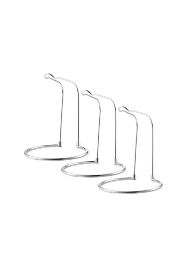 Jeehugo 3'lü Çelik Oltu Tutucu Ayağı - Gümüş Renkli, Dayanıklı, 15x17 Cm Boyutlu