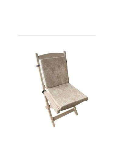 Sandalye Minderi, Sırtlıklı Plastik Sandalye Ahşap Ve Mobilya Koltuk Minderi 40x40x5cm Mavi