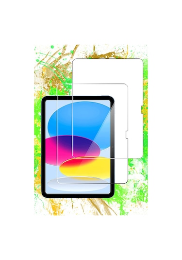 Ipad Uyumlu 10. Nesil 2022 10.9" Nano Kırılmaz Ekran Koruyucu Kırılmaz Şeffaf Cam Koruyucu Tam Uyumlu