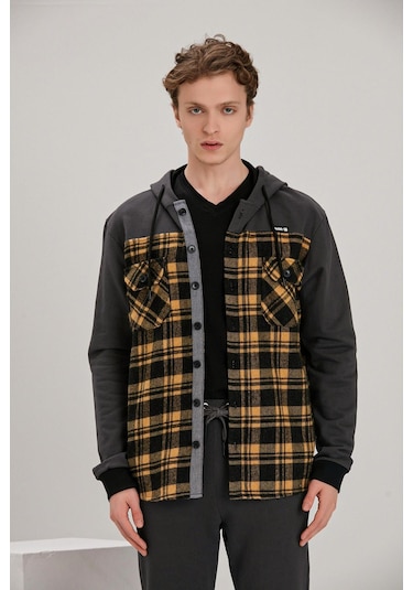 Alexander Gardi Alexandergardı Kapüşonlu Düğmeli Oversize Hırka E21-61501 001