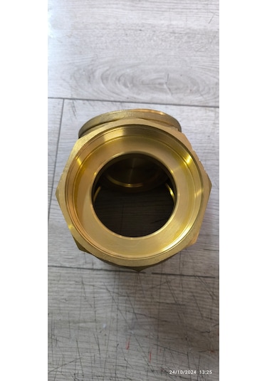 4'' Sarı Pirinç Çalpara Çekvalf Temiz Su