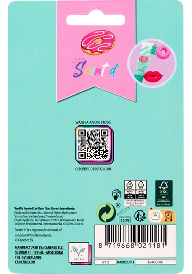 Create It Süslü Dudak Parlatıcısı - Yeşil - Candy Explosion