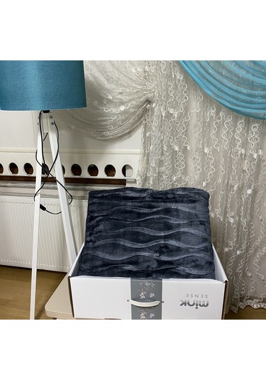 Sense 521 Antrasit Battaniye Tek Kişilik