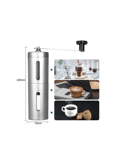 Wezone Elle Döndürülür Fincan Kahve Değirmeni, Farklı Eşik Ayarları İnce-orta-kalın İle Elle Zeytinyağı, Biber, Baklagiller Değirmen Diğer