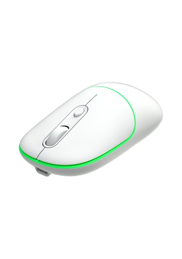 Lecoo WS210 Kablosuz 1600DPI 6 Tuşlu Çift Modlu RGB Şarj Edilebilir Sessiz Mouse