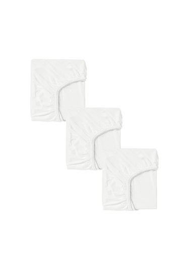 3 Adet Pamuklu Ve Lastikli 60 X 120 Cm Penye Bebek Çarşaf