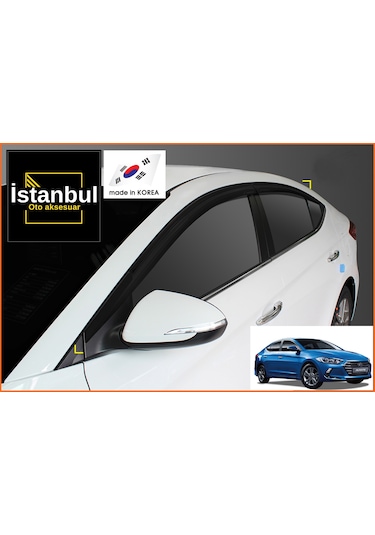 Elantra Kapı Cam Rüzgarlık Takımı