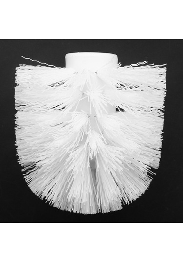 Bambu Zemin Ayaklı Tuvalet Fırçası Seti Taban Banyo Tuvalet Fırçası Beyaz