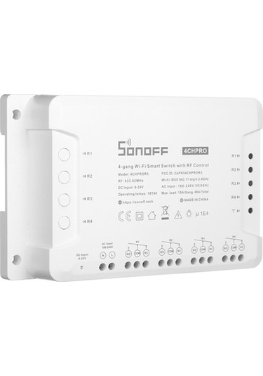 4ch R3/pro R3 Itead Rf 433mhz 4 Çeteli Wifı 3 Çalışma Modu İnişli/kendinden Kilitli/kilitli Wifi Akıllı Alexa İle Uyumlu Ve Ev/nest Akıllı Ev İçin