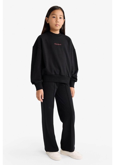 Defacto Siyah Kız Çocuk Alt-üst Takım F2564a8/bk81 Siyah