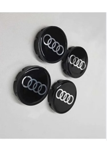 Audi Siyah Plasto 55/52 Jant Göbeği