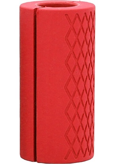 Kalın Halter Sapları Spor Kol Wrap Bar Dumbbell Sapları El Bar Kavrama Tren Kırmızı Mor