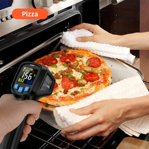 Tongxida Mestek Ir03a El Tipi Dijital Termometre -50 400 C, Emisyon Oranı Ayarlanabilir, Maks/min Alarm, Pil Hariç