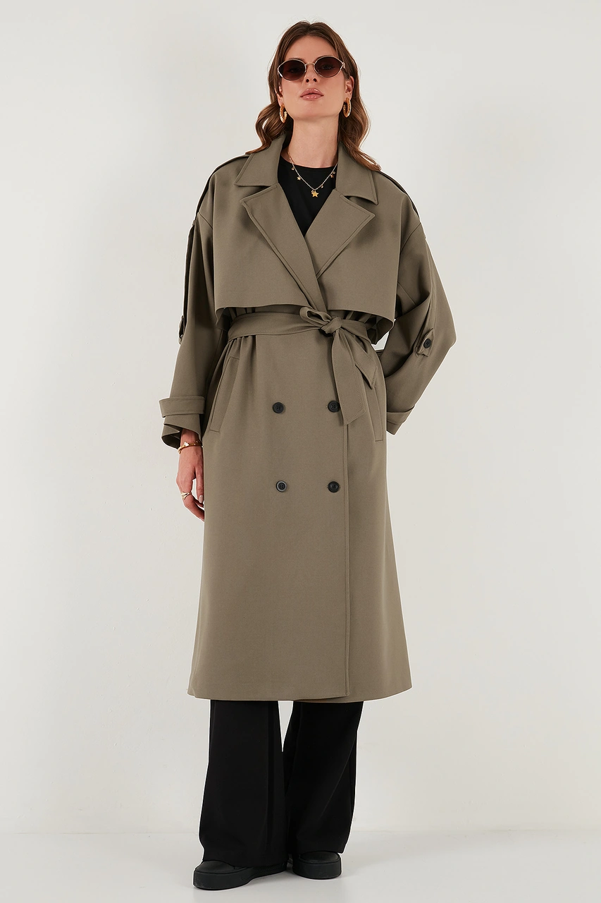 Lela Bayan Trençkot 6839476 Karamel Karamel