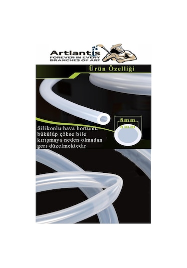 Silikonlu Şeffaf Akvaryum Hava Hortumu 3 M İç Çap 4 MM Dış Çap 6 MM Deney Fıskiye Kauçuk Hortum Yağ Hava Pompa Borusu
