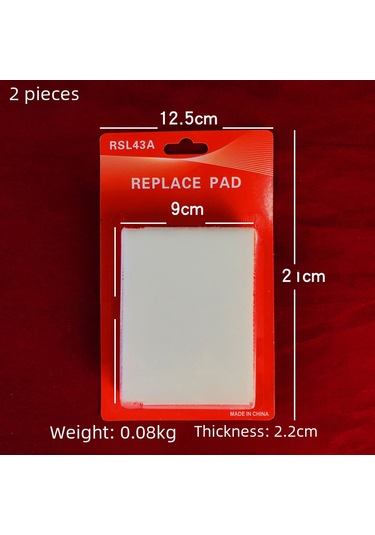 Symbee Köşe Ve Kenar Tamirat Aleti - Evrensel Yuvarlak Kenar Fırçası, Sponge Değişim Padleri 2 Adet , Dayanıklı Nylon - Kırmızı