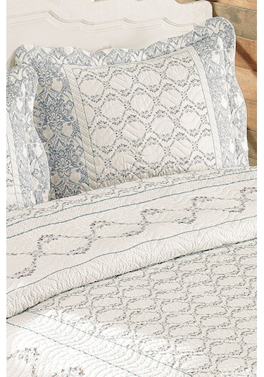 Lisa Çift Kişilik Kapitone Yatak Örtüsü