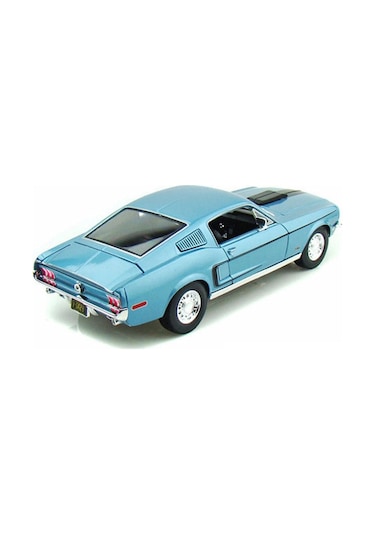 Voiture miniature Ford Mustang GT Cobra Jet 1968 blau Maisto 1:18 sur