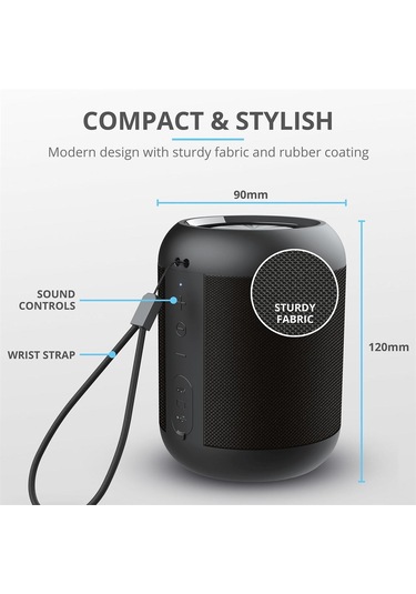 Trust 23549 Rokko IPX5 Suya Dayanıklı Bluetooth Hoparlör