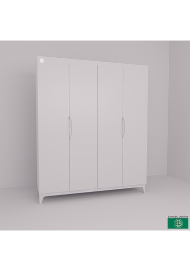 Elbise Dolabı 4 Kapaklı Geniş Depolama Alanlı Elbise Dolabı 4 Kapaklı Geniş Depolama Alanlı