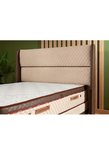 Süper Çift Kişilik Yatak Seti 150x200 / Ortopedik Yatak - Baza - Başlık