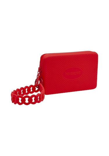 Havaianas Mini Bag Chain Kırmızı Plaj Cüzdanı Kırmızı