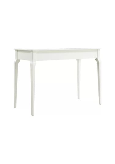 Wooding 100 Cm Masif Beyaz Lake Bonamy Çalışma Masası Beyaz